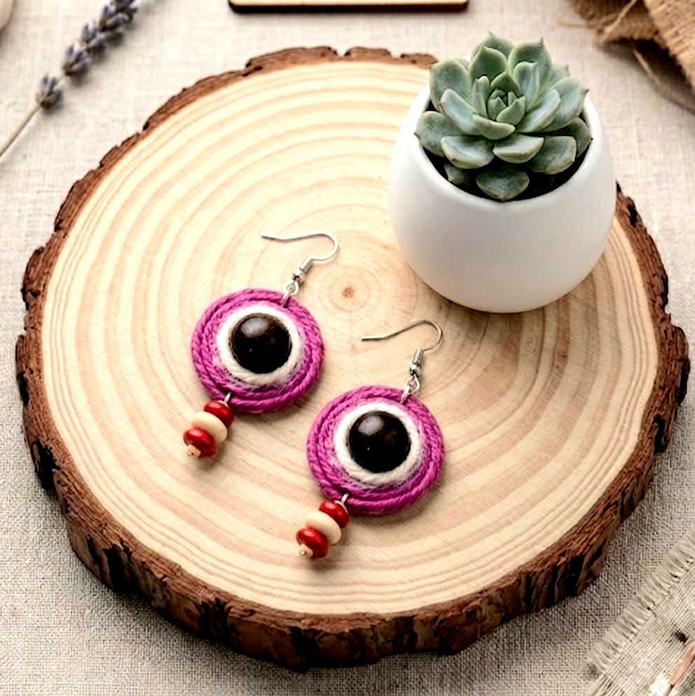 Boho Jute Earrings